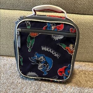 Pottery Barn Kids Superhero Lunch Bag - Blue and Red